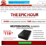 WD 2.5TB External HDD $119 + Shipping - Shopping Express Epic Hour (50 in Stock) 