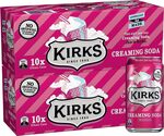 Kirks Creaming Soda Multipack Cans 20 x 375 mL $13.00 ($11.70 S&S) + Delivery ($0 with Prime/ $59 Spend) @ Amazon AU