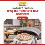 Win an Ooni Koda 16 Gas Pizza Oven with Cover from Meadow Creek Barbecue Supply