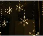 Stockholm Christmas Lights 339 LEDs 1.2x1.2m 9pcs Snowflakes Curtain $12.52 Delivered @ Ozzie Energy via Mydeal