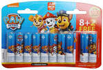 Paw Patrol AA 1.5v Alkaline Batteries (Pack of 10) $3.60 (RRP $11.99) Delivered @ Toys R Us