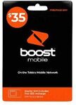 Boost Mobile $35 28-day 25GB Prepaid SIM $12 + Delivery ($0 in-Store/ C&C/ OnePass/ $55 Metro Order) @ Officeworks