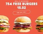 [WA] 754 Free Burgers from 10:00am Thursday (15/2) @ Grill'd (Waterford Plaza)