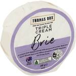 Thomas Dux Triple Cream Brie 200g 2 for $8 @ Woolworths