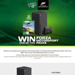 Win 1 of 10 Xbox Series X Console & Forza Motorsport Game packs worth over $900 from Shannons