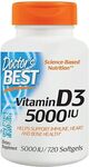 Doctor's Best Vitamin D3, 5000IU, Non-GMO, 720 Softgels, $19.80 + Delivery ($0 with Prime / $59 Spend) @ Amazon US via AU