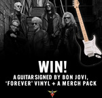 Win a Guitar Signed by Bon Jovi + Vinyl/Hoodie/T-Shirt Worth $800 from Universal Music Australia