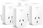 TP-Link Tapo P100 Mini Wi-Fi Smart Plug - 4-Pack $51.55 + Delivery ($0 C&C/ in-Store/ OnePass) @ Bunnings