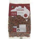 Australian Roasted & Salted Almonds 750g $10 @ Woolworths