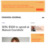 Win a $500 Maison Essentiele Voucher from Fashion Journal