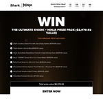 Win a Shark + Ninja Prize Pack Valued at $2,979 from Shark + Ninja