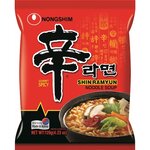 1/2 Price Nongshim Noodles 120g $0.99, Organic Mozzarella 250g $3, Australian Prawn Meat 300g $8 @ Woolworths