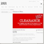 David Jones Clearance - Now Online. eg. 20% off Apple TV: $87.20