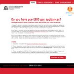 FREE Safety Check & FREE Replacement of Pre-1980 Gas Appliances - WA Only (WA Govt. Initiative)