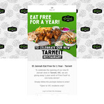 Win a Year's Worth of Free Meals at El Jannah Tarneit [VIC]