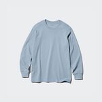 100% Cotton Soft Brushed Crew Neck Long Sleeve T-Shirt $9.90 + Delivery ($0 C&C, RRP $24.90, Color: Blue, Size:S, XL) @ UNIQLO