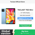 Teclast T50 Mini (8.7" 120Hz, 8GB/128GB, Helio G99, 4G, Widevine L1) US$102.19 (~A$159.25) Shipped @ Teclast Official AliExpress
