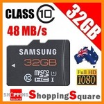 Samsung 32GB 48MB/s Micro SD $24.95 64GB $70.95, SanDisk 32GB $24.95 64GB $53.80 FREE Shipping