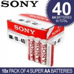 SONY batteries cheaper than no-name brand - $9.95 Bulk Boxes - 10x9V/40xAA/40xAAA