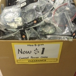 Assorted Power, CAT6 Cables for $1 - Officeworks Alexandria NSW