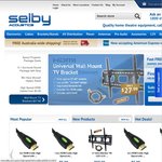 Selby Acoustics 15% off with Code - Cables/Brackets etc
