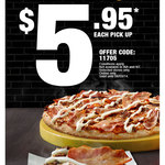 Domino's - $5.95 for Double Bacon Cheeseburger Pizzas (Pickup)