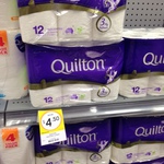 Quilton 12 Pack 3-Ply Toilet Tissue $4.50 ($0.375 Per Roll) @ Kmart In-Store Clearance