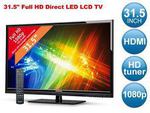 31.5inch Full HD 1080p Refurbished LED LCD TV - $171 with 15% Coupon Inc Shipping @DealsDirect