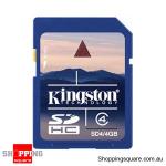 (SOLD OUT) $10.95 Kingston 4GB SD Card SDHC - High Speed Class 4; $1 Postage of the day