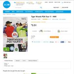 Tiger Woods PGA Tour 11 (Wii) $3.51 with Click + Collect @ Big W