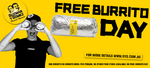 Free Burrito Day @ GyG Westfield Chermside BNE Tue Dec 16, 11am-8pm