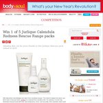 Win 1 of 5 Jurlique Calendula Redness Rescue Range packs from Body and Soul