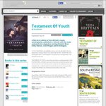 Win 1 of 5 Copies of Testament of Youth (Book) and Double Pass to The Movie from Hachette