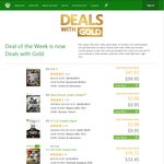Xbox 360 Games (Possibly Xbox One): GTA IV: $7.99, GTA: SA $4.99, Splinter Cell: DA $2.48