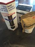 $100 Dramanti Home Coffee Brewing Kit - 1x Aeropress; 1x Tiamo Hand Grinder; 1x 250g Coffee @ Cafe Pronto (BNE)