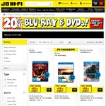 2x Selected Blu-Ray Movies for $16 @ JB Hi-Fi EG Jack Reacher, Harry Potter etc