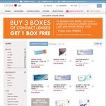 OPSM - Buy 3 Boxes of Contacts Get One Free