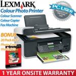 $59 LEXMARK X5650 Color Inkjet All In One Printer (Fax)+ Free Shipping + Free Bonus Photo Paper 