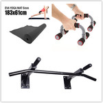 Wall-Mounted Pull up Chin up Bar+Push up Bars + Yoga Mat $45 Delivered @ Zerintrading