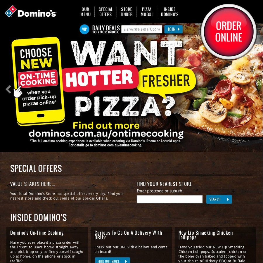50 off Domino's Pizza (Excludes Value & Extra Value Range) Selected