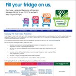 Cash Back Upto $500 on Samsung Refrigerator - Multiple Models