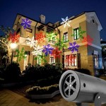 Moving Sparkling LED Snowflake Landscape Laser Projector Wall Lamp for Xmas US $9.99/AU $13.21+Freeshipping (38% off) @Newfrog