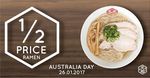 Half Price Ramen (from $5.50) @ Hakata Gensuke Tori (Chicken) Ramen Professional QV (Melb) on Australia Day