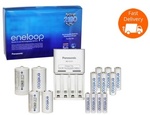 Panasonic Eneloop Batteries with Charger Two-Pack from $12 or Family Pack from $34 (Plus Postage) @ Battery Deals via Groupon