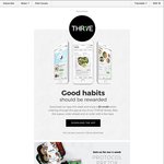$5 Credit from First Order Via THR1VE App [NSW/VIC/QLD]