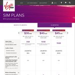 $30/Mth with 3GB Data, Unlimited Calls/Txt, $50 International Calls (12 Month Contract) @ Virgin Mobile