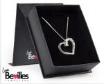 Catch Of The Day - Sterling Silver Heart Curb Necklace Only $12.95 + $5.95 Shipping