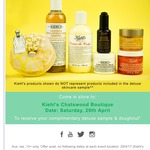 FREE Kiehl's Deluxe Sample and Doughnut Time Doughnut, May 20 & May 27 [NSW, VIC, QLD]