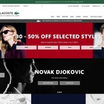 Lacoste 30%-50% off Selected Styles, Free Shipping on Orders over $150. Free Returns