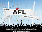 Win a 2017 Toyota AFL Grand Final Experience for You and 9 Friends from iiNet [All states except WA, SA & NT]